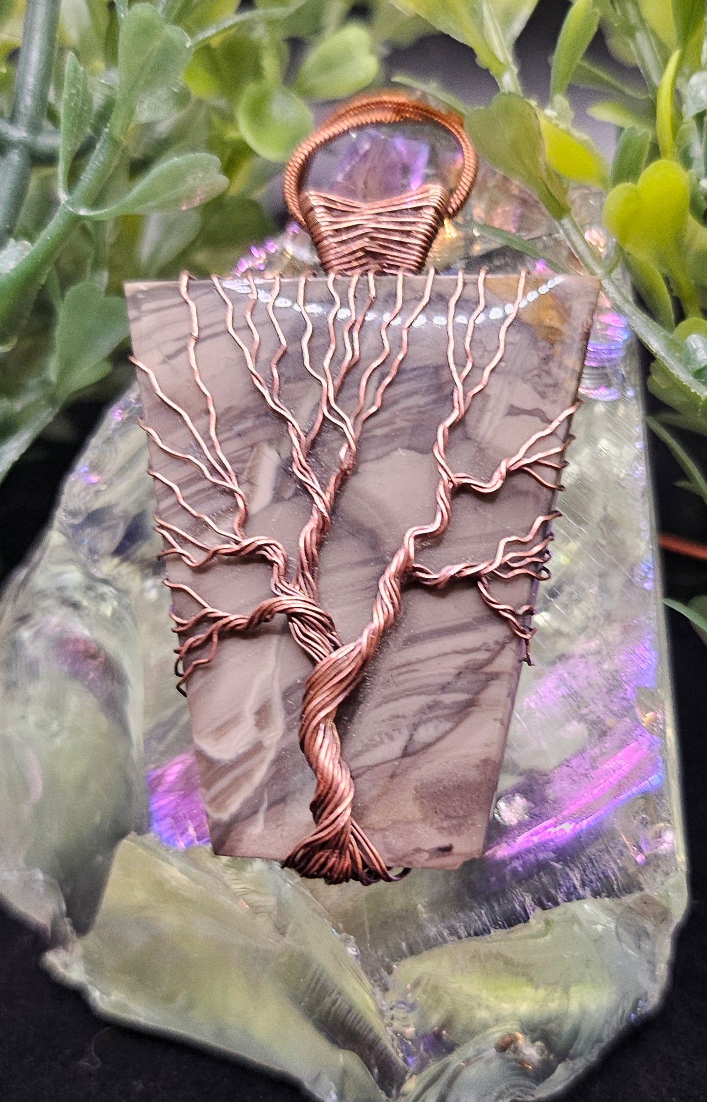 Phyolite Tree of Life Pendant Square