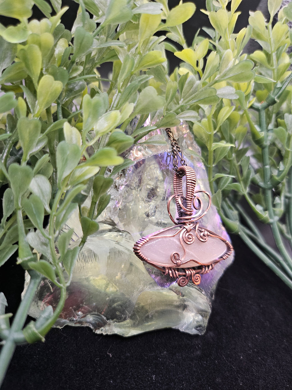 Peach Moonstone Pendant