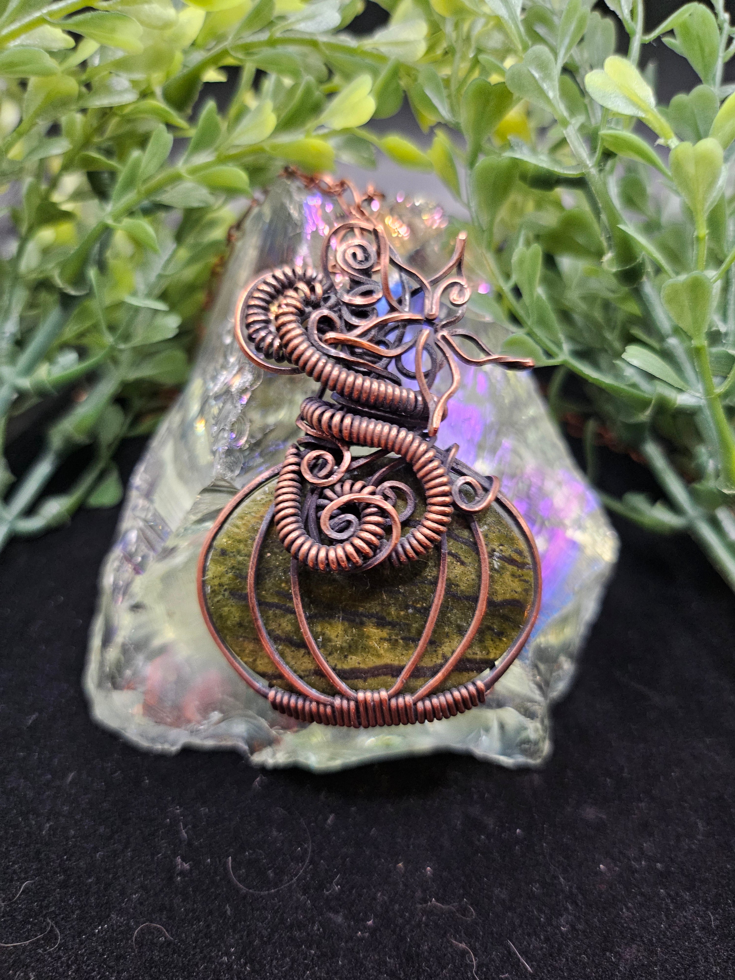 Serpentine Watermelon Pendant