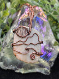 Caribbean Calcite Beach Pendant