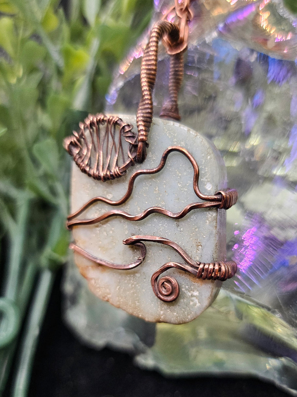 Caribbean Calcite Beach Pendant