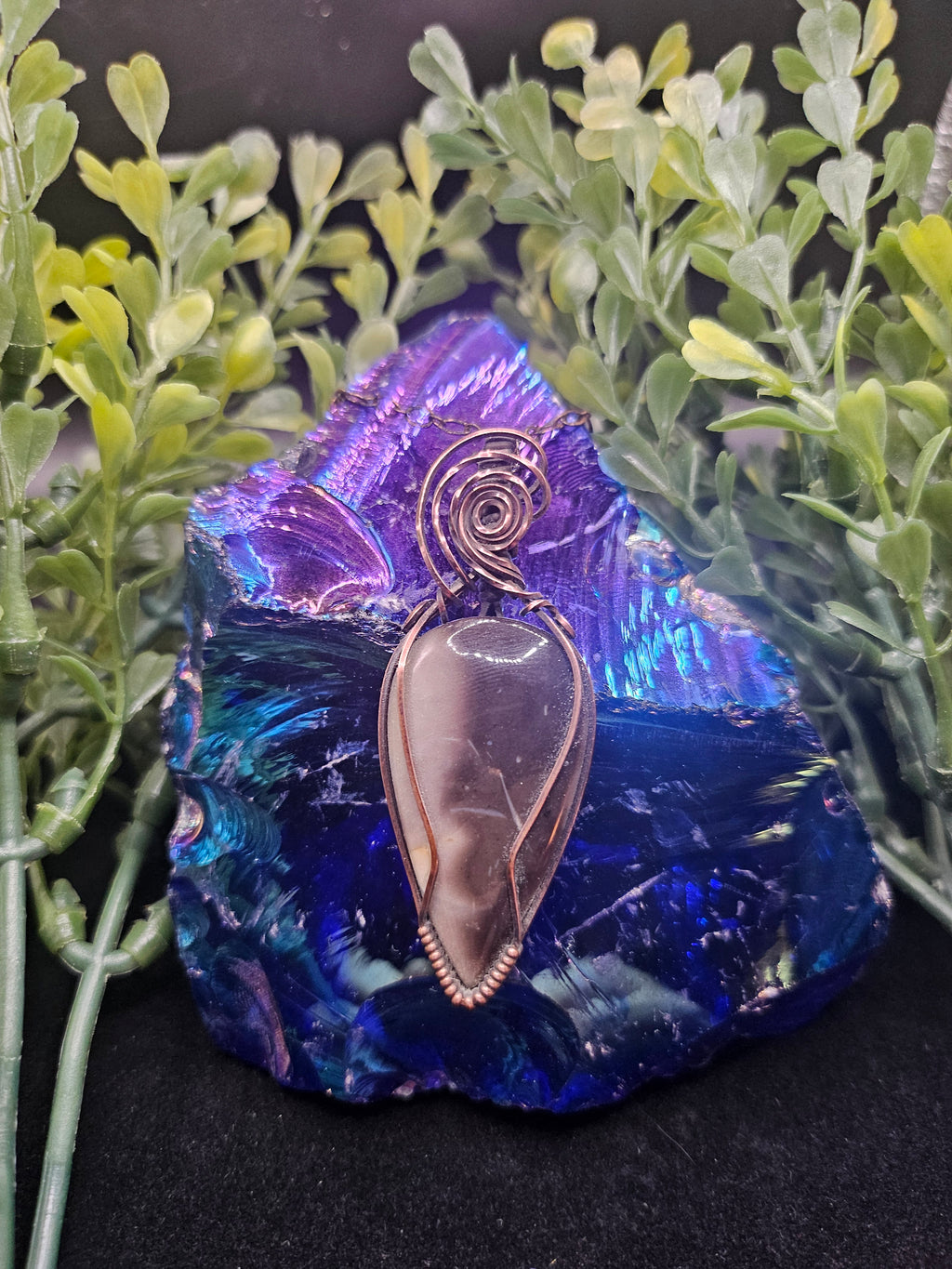 Orca Agate Pendant