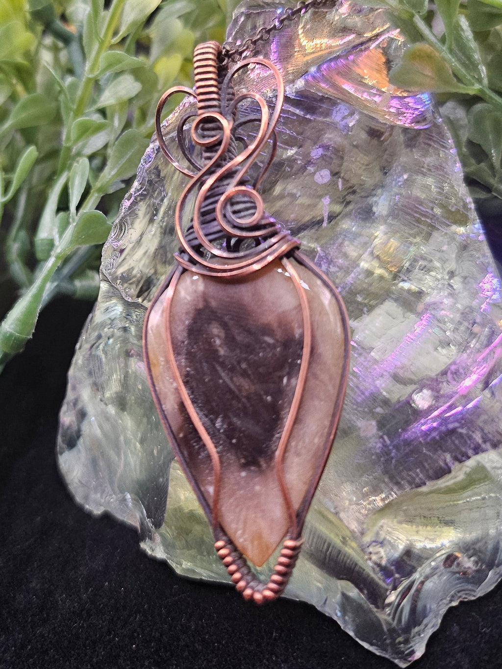 Double-sided Orca Agate Pendant