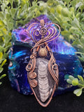 Ammonite with Aventurine Pendant