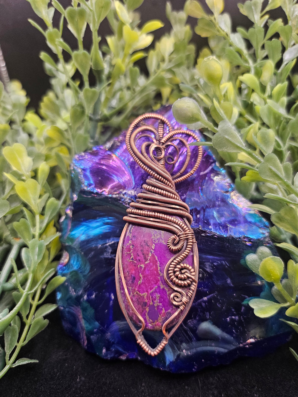 Mohave Purple Double-sided Pendant