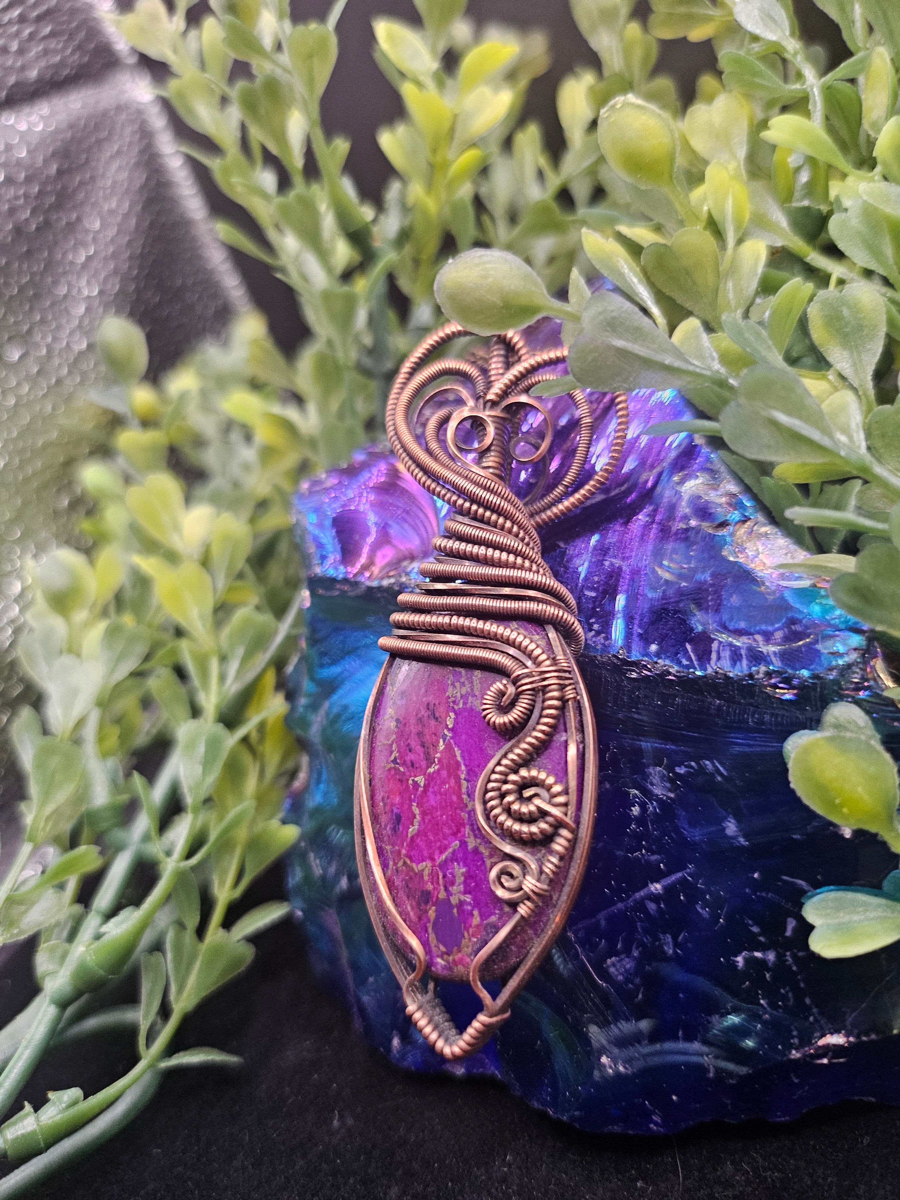 Mohave Purple Double-sided Pendant