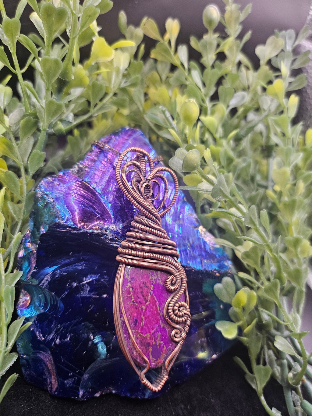 Mohave Purple Double-sided Pendant
