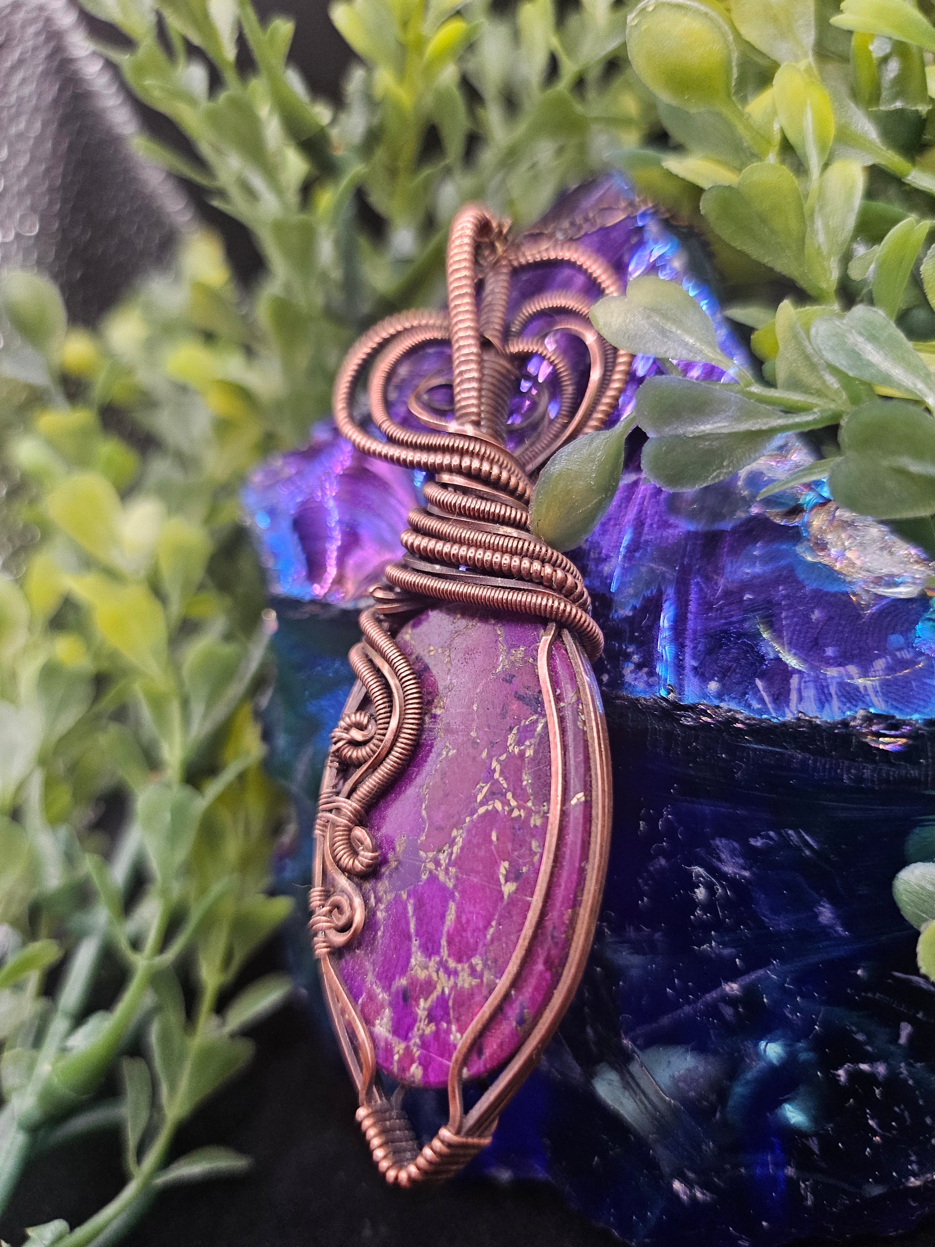 Mohave Purple Double-sided Pendant