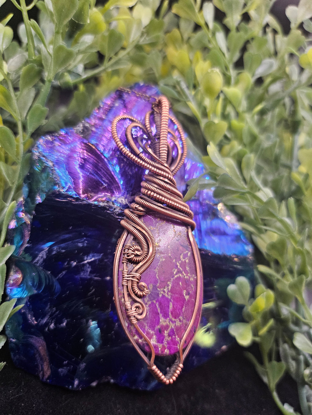 Mohave Purple Double-sided Pendant