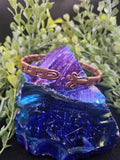 Woven Copper Cuff Braclet