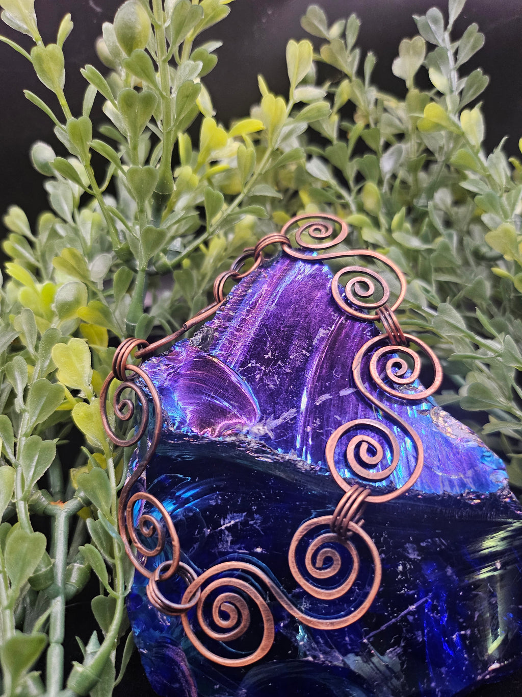 Swirling Copper Braclet