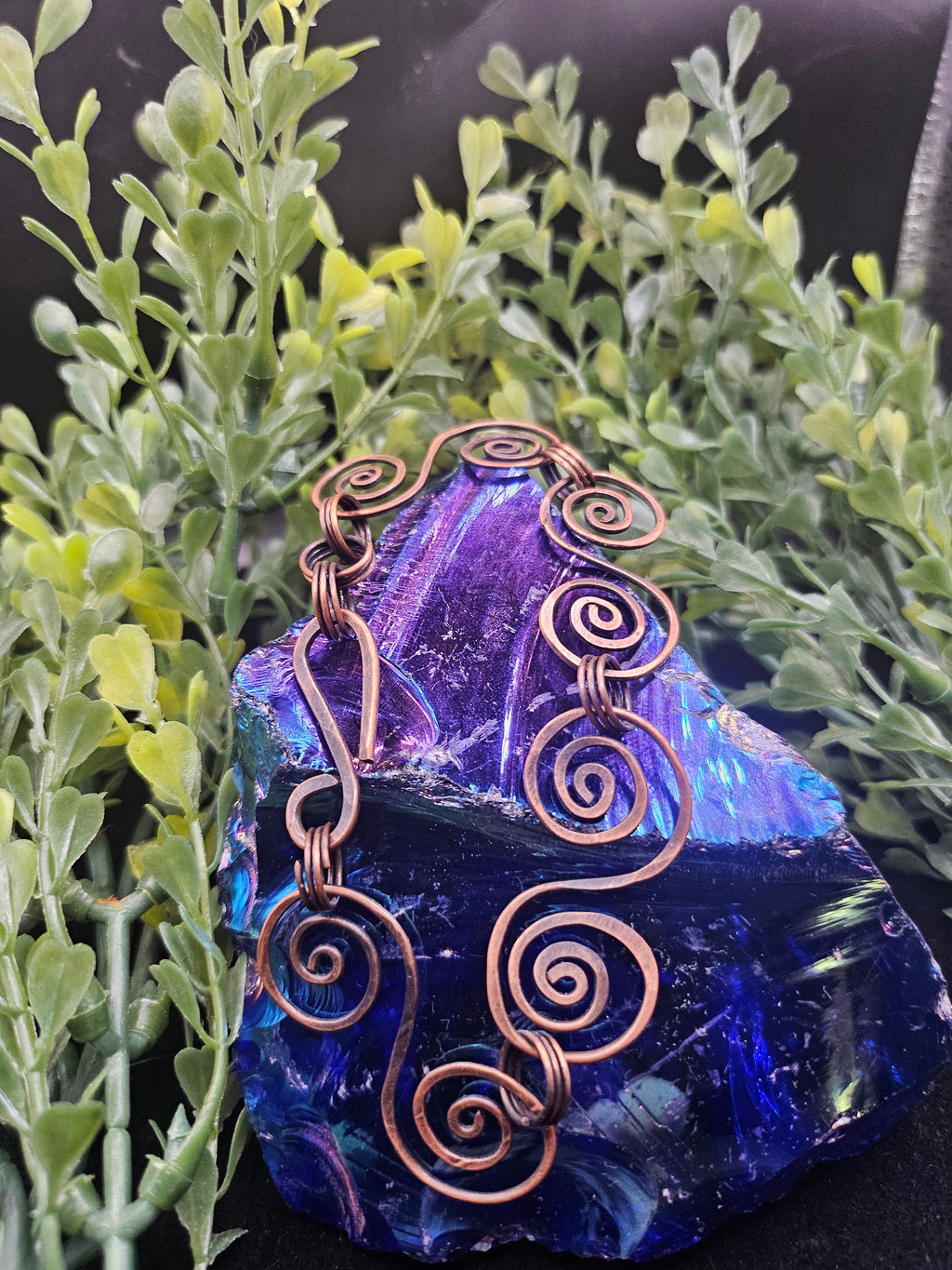 Swirling Copper Braclet