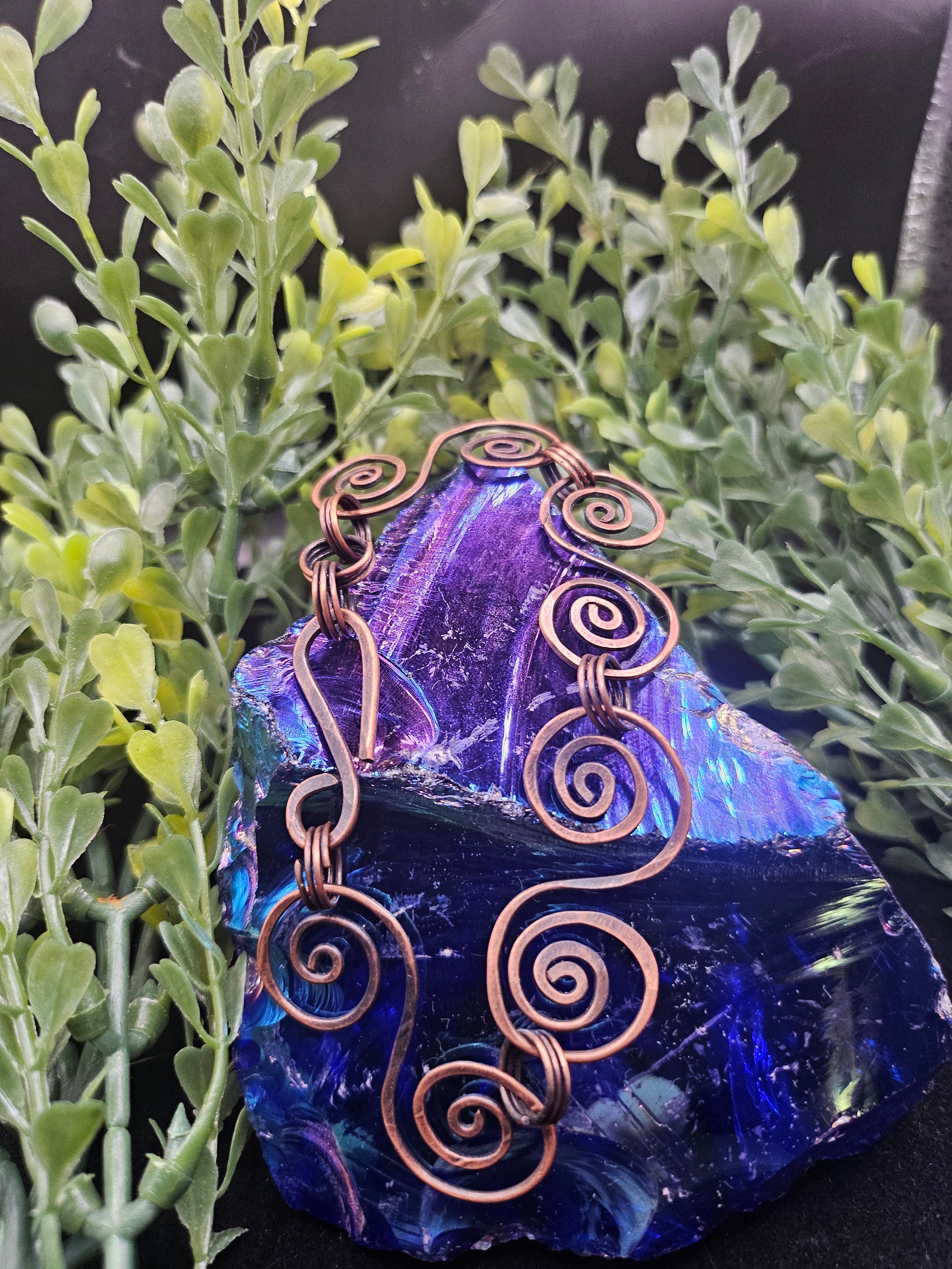 Swirling Copper Braclet