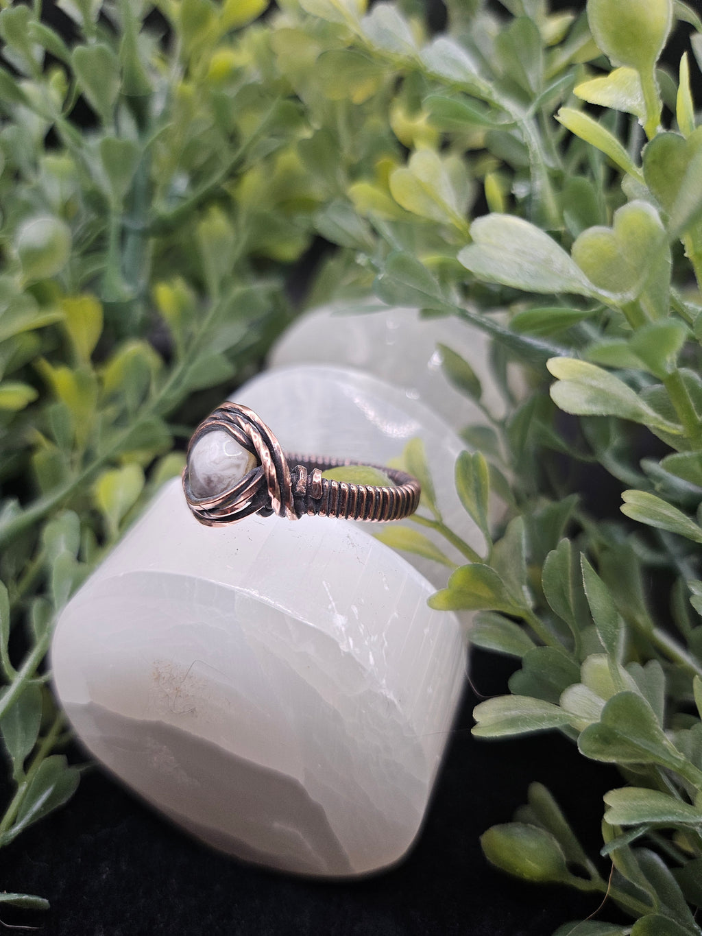 Crazy Lace Agate Ring