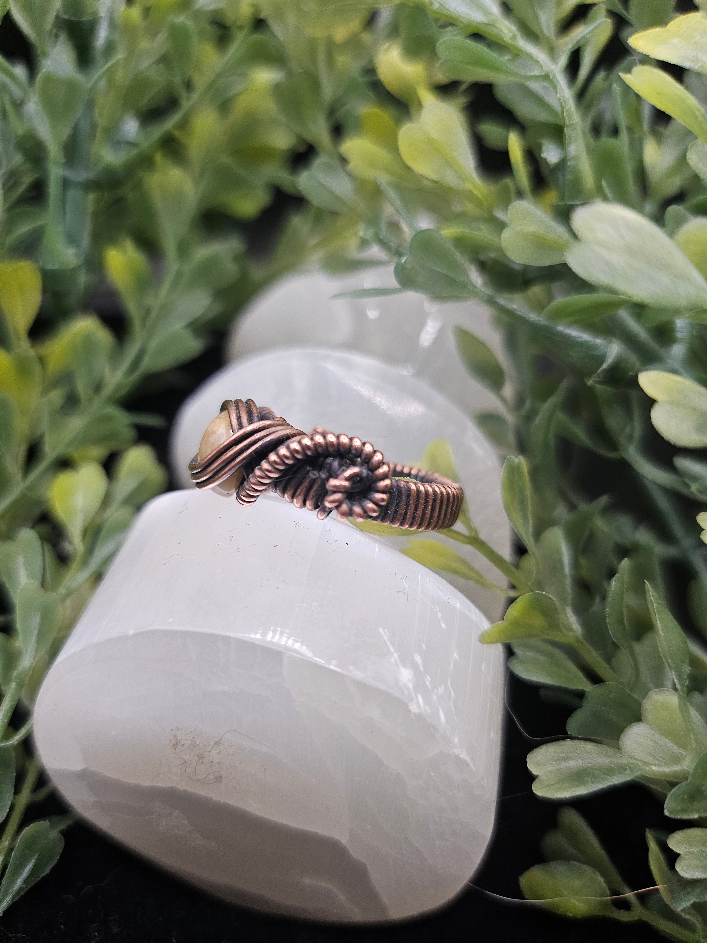 Crazy Lace Agate Ring