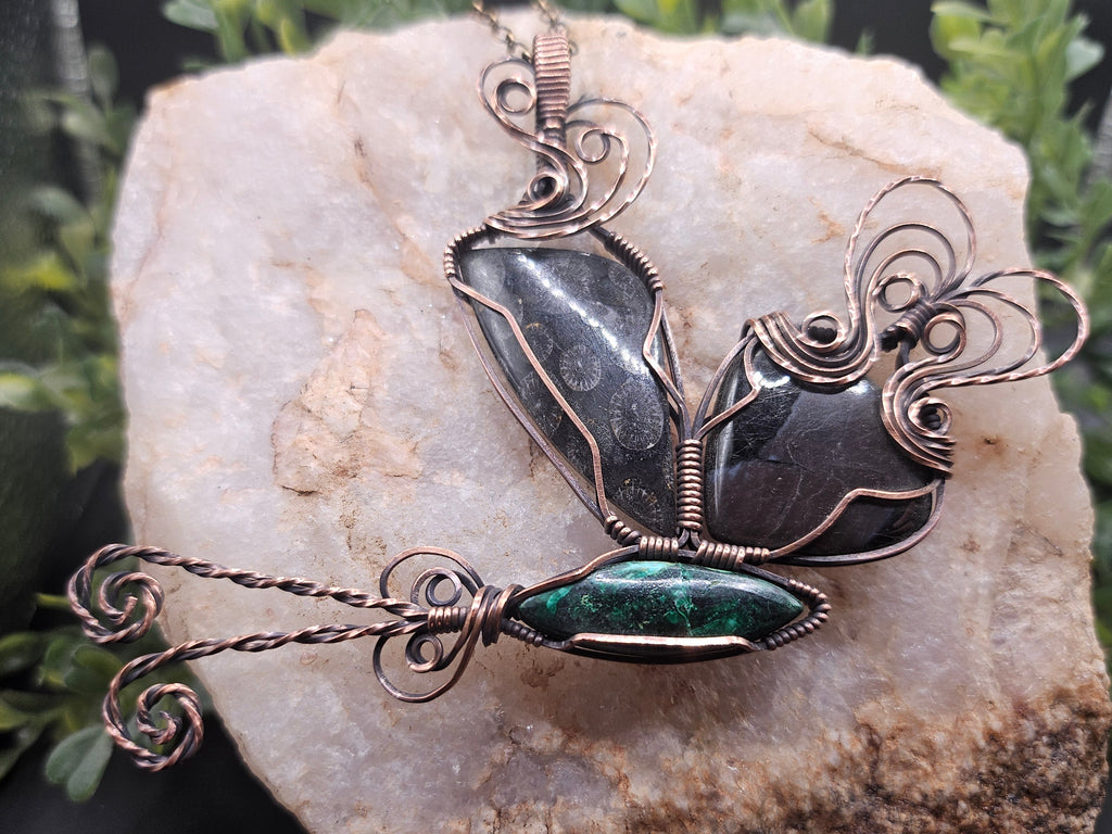 Earth & Ether Butterfly Pendant