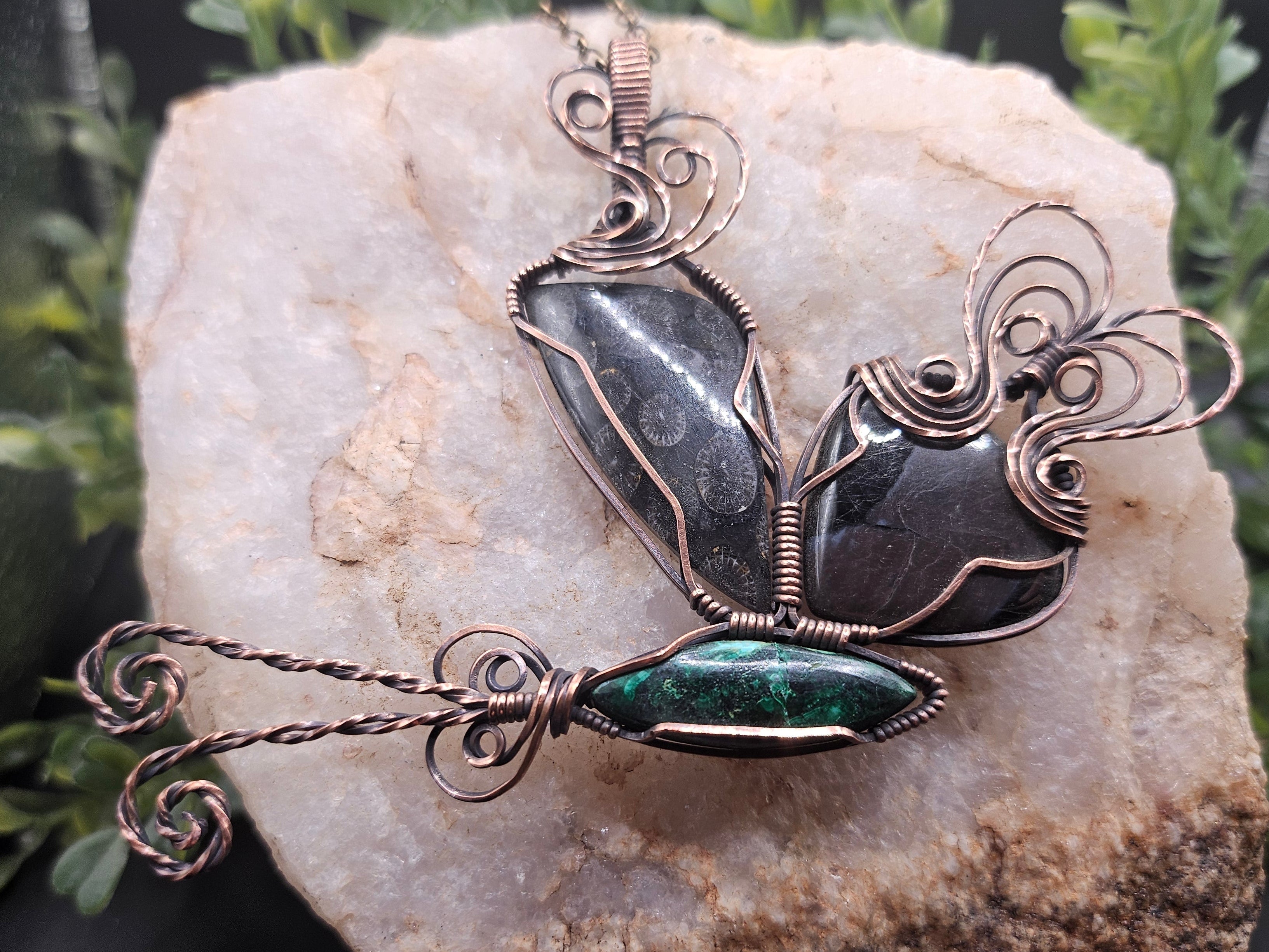 Earth & Ether Butterfly Pendant