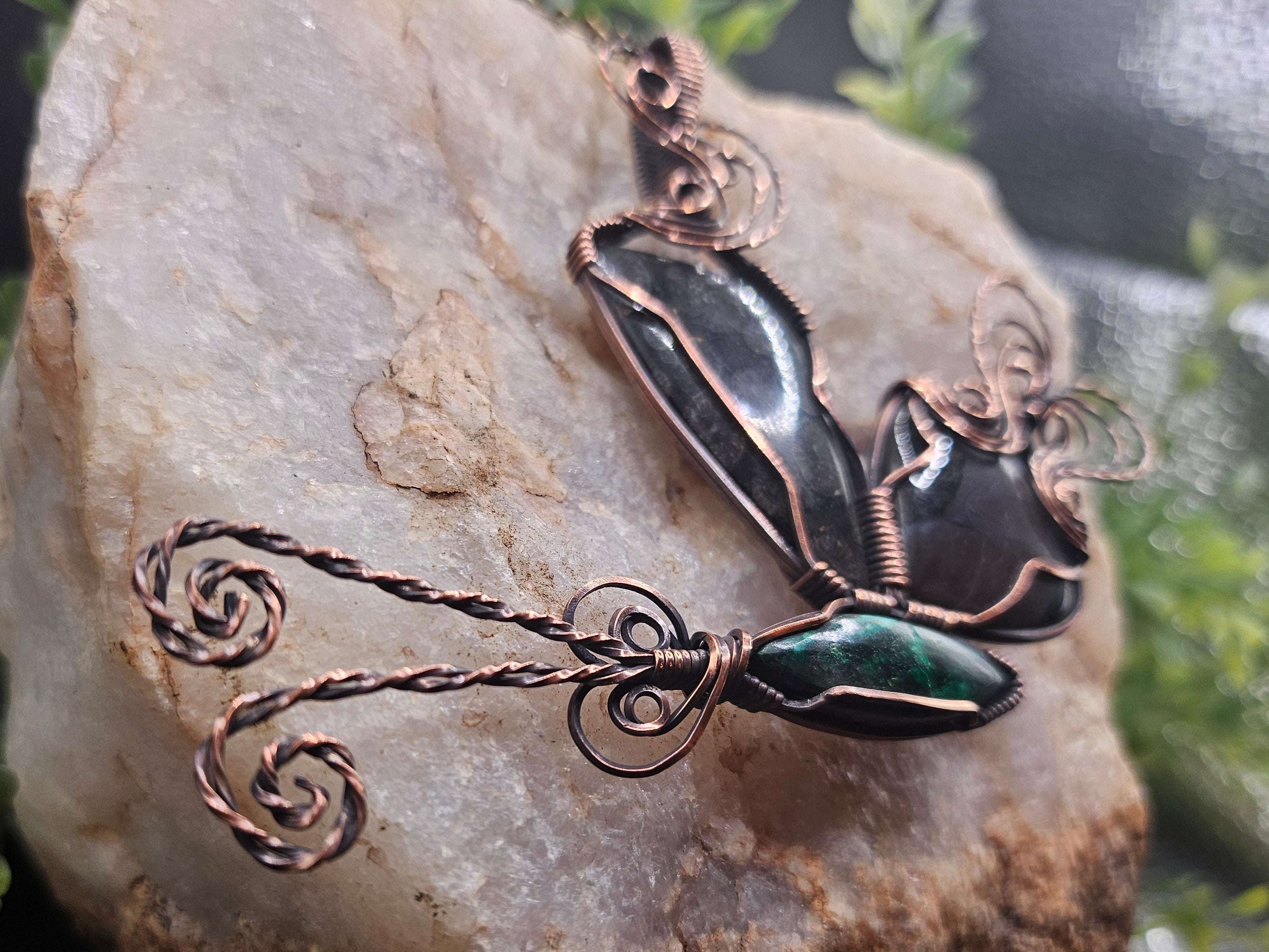 Earth & Ether Butterfly Pendant