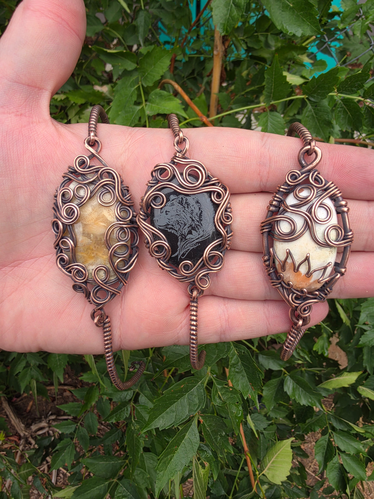 Custom Hinged Stone Braclet